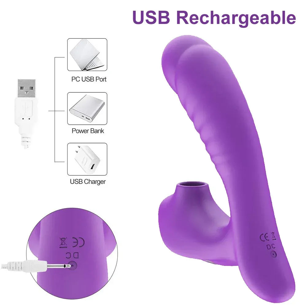 10 Speed Clitoral Suction Vibrator for G Spot Stimulation