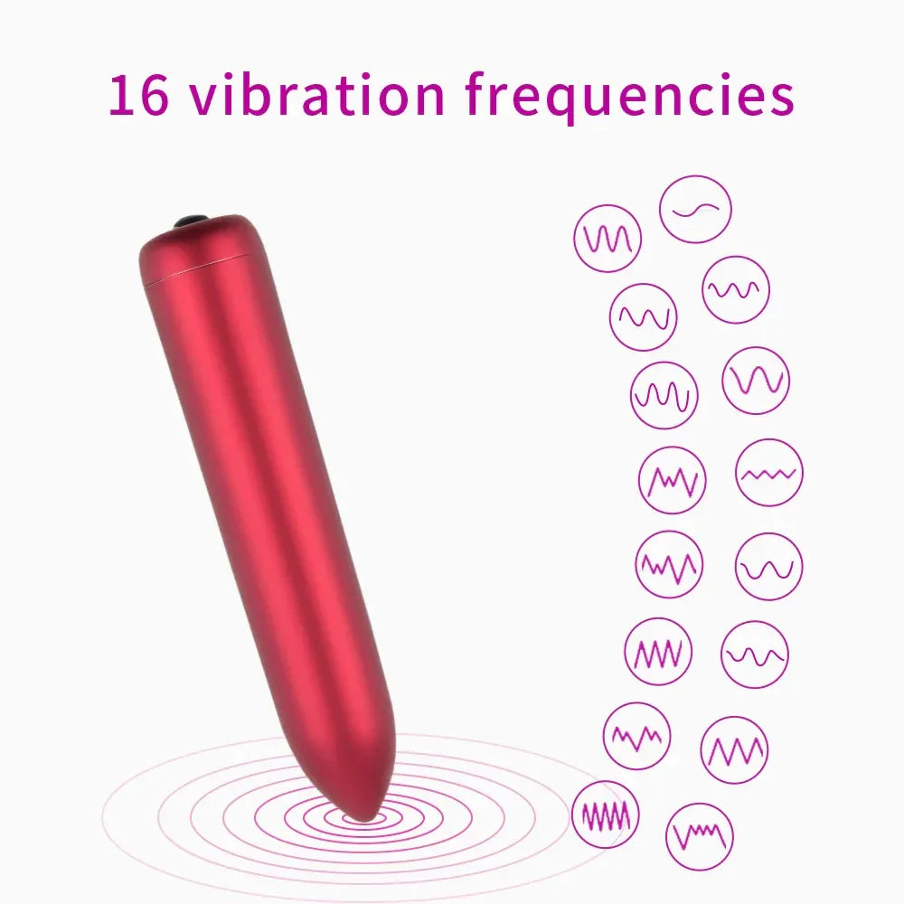 16 Speed Mini Bullet Vibrator For Women Usb Clit Stimulator