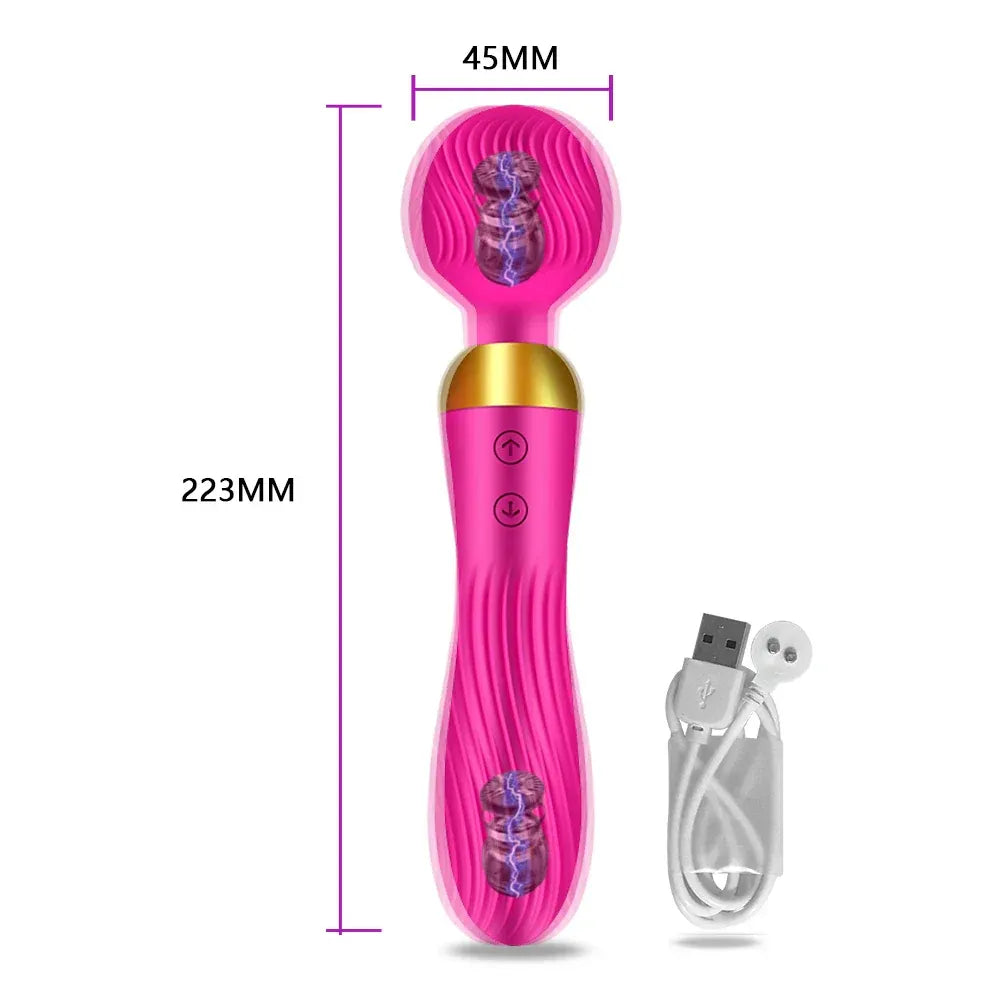 18-Speed Dual Motor G-Spot Vibrator for Women