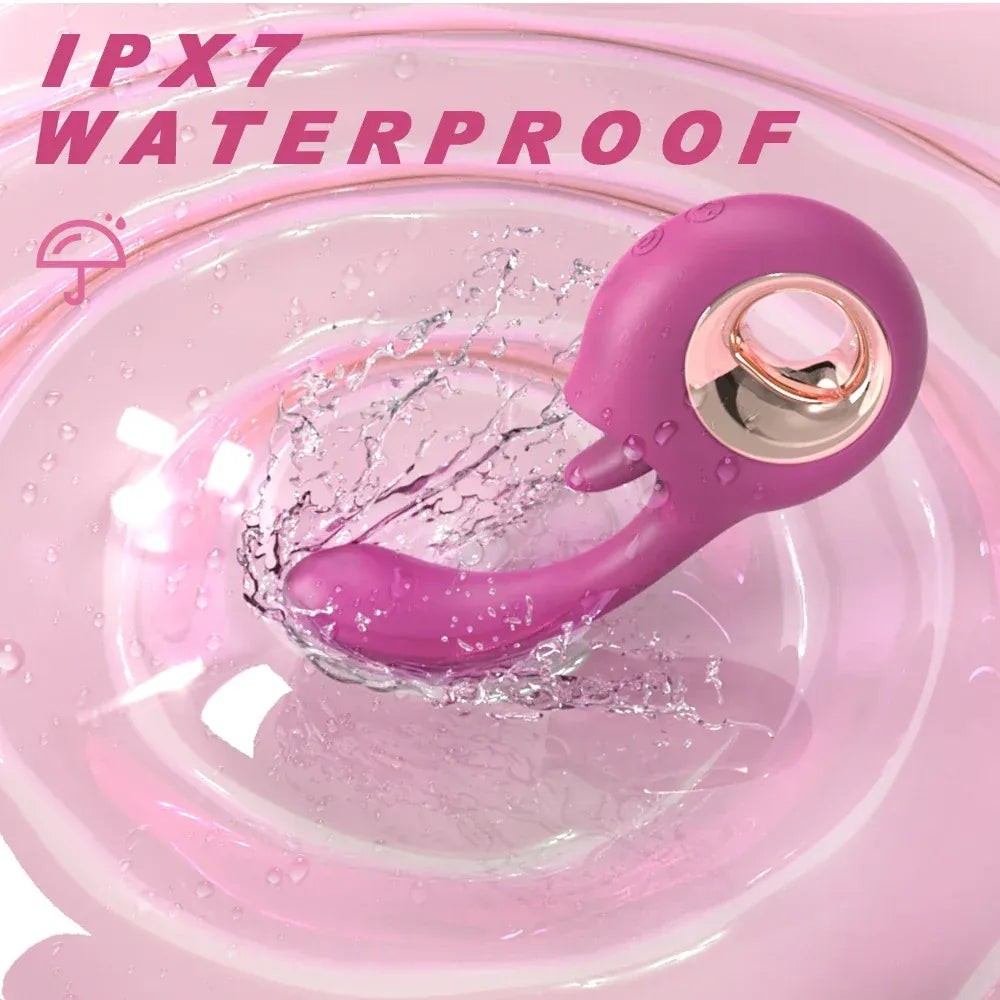 2 In 1 Silicone G Spot Clit Stimulator