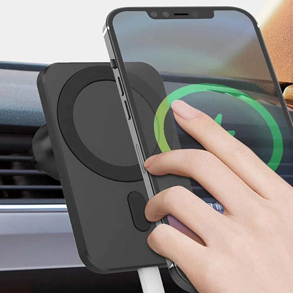 Vibe Geeks 15W Fast Charging Magnetic Wireless Car Charger