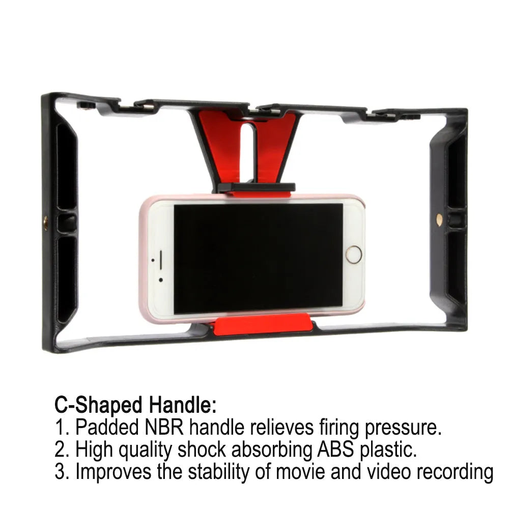 Vibe Geeks Professional Smartphone Photography Cage Rig