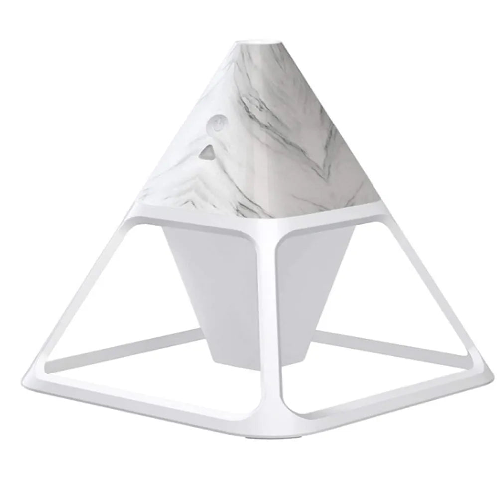 Vibe Geeks Triangular Volcano Design LED Night Light and Humidifier (USB Power Supply)