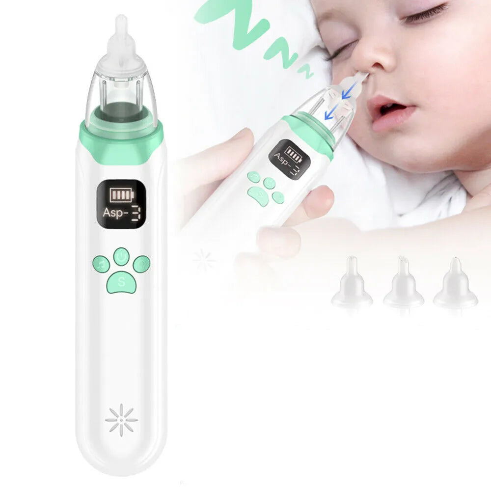 Vibe Geeks USB Rechargeable Baby Nasal Aspirator Nose