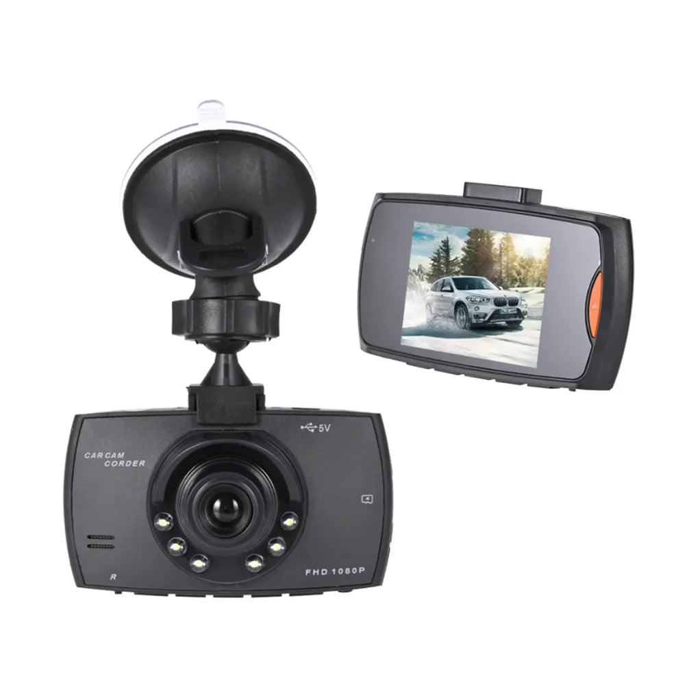 Vibe Geeks Full HD 1080p Car Dash Camera with FREE Reverse