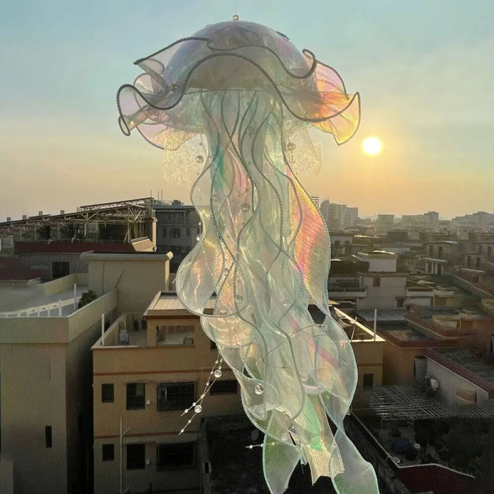 Vibe Geeks Hanging Jellyfish LED Decorative Lamp DIY Party