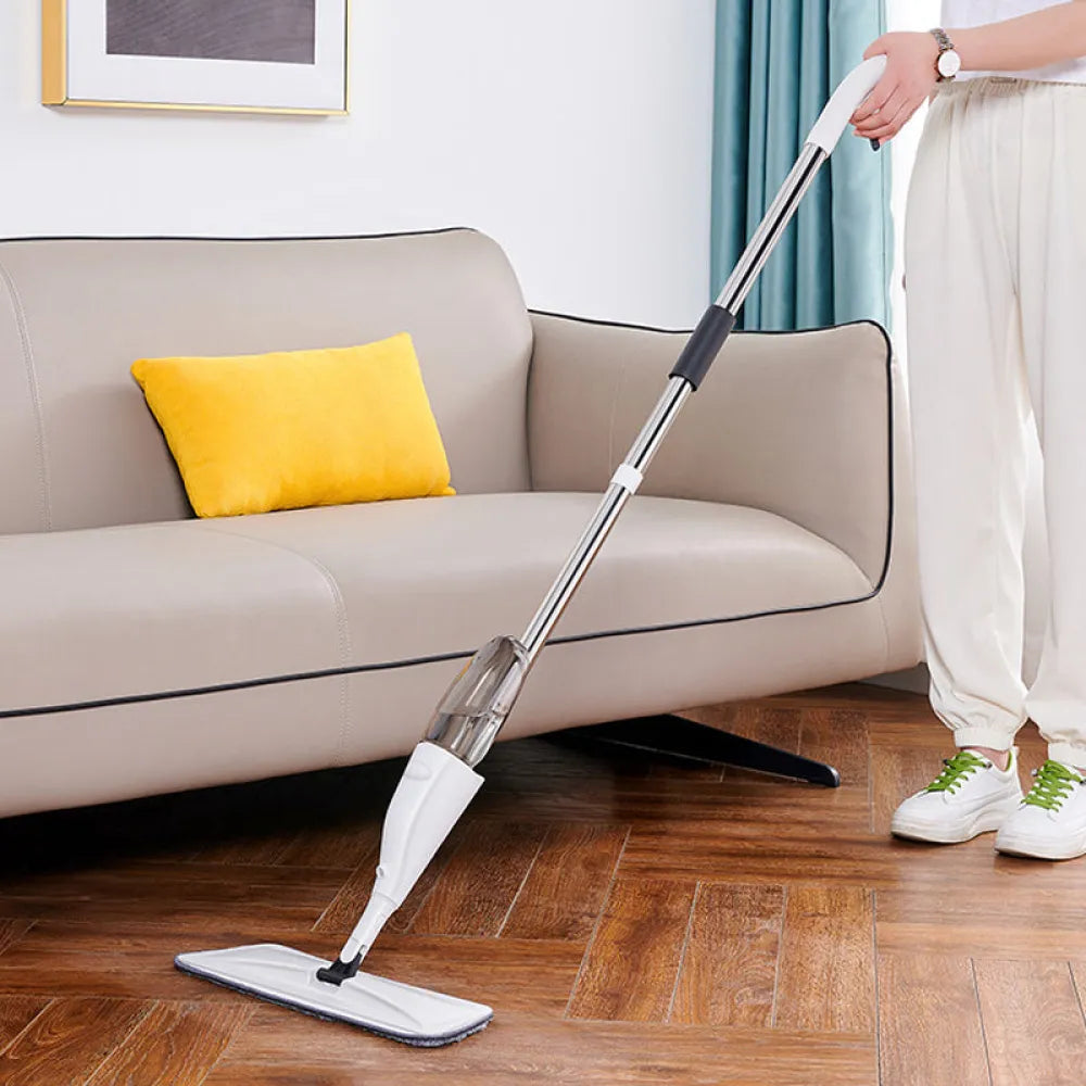 Vibe Geeks Wet and Dry Spray Mop with Refillable Bottle