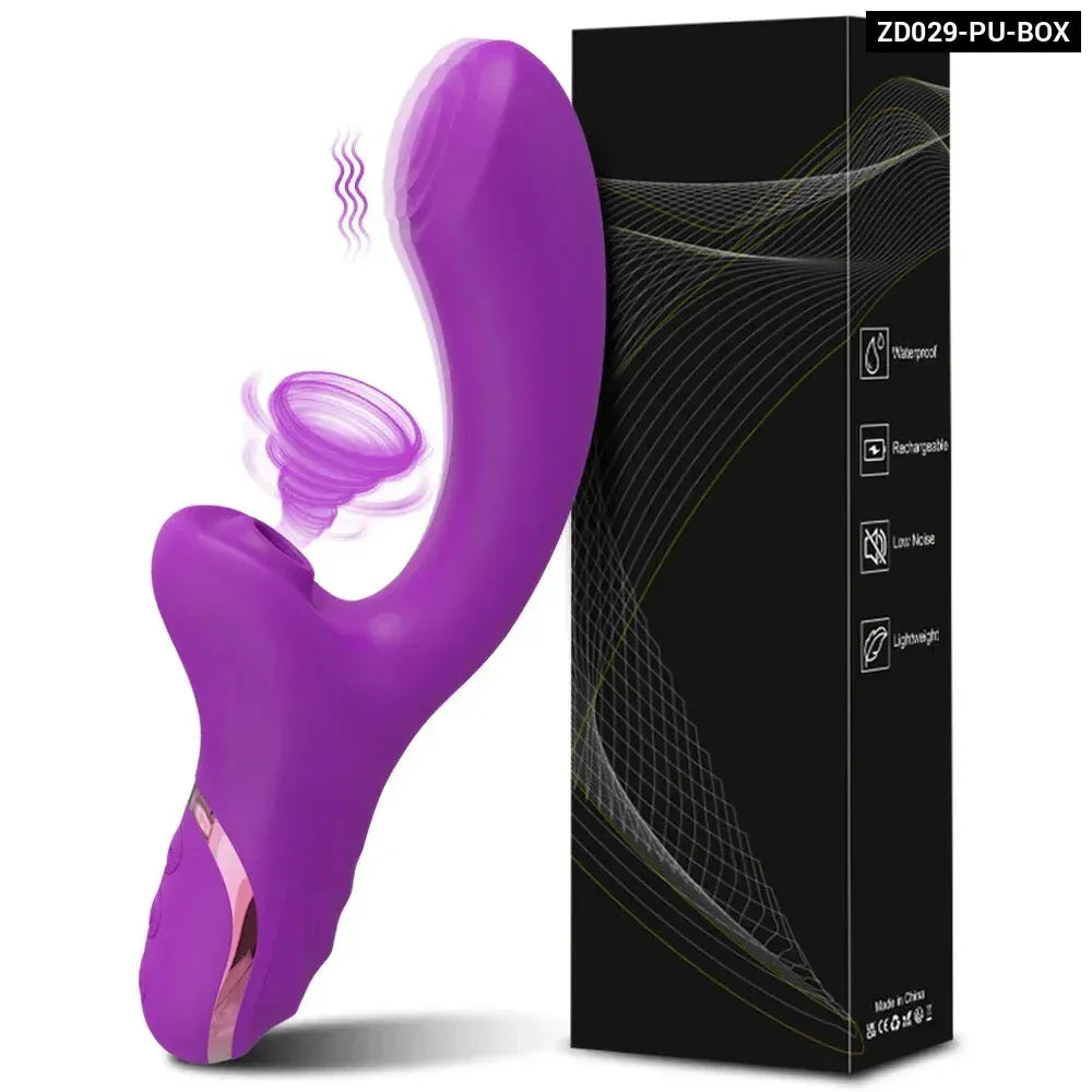 3 In 1 Clit Sucking Vibrator for Women G Spot Vagina Anal