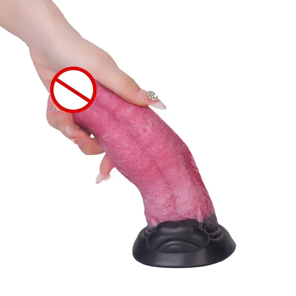 8.8 Inch Monster Dildo With Suction Cup Realistic Silicone