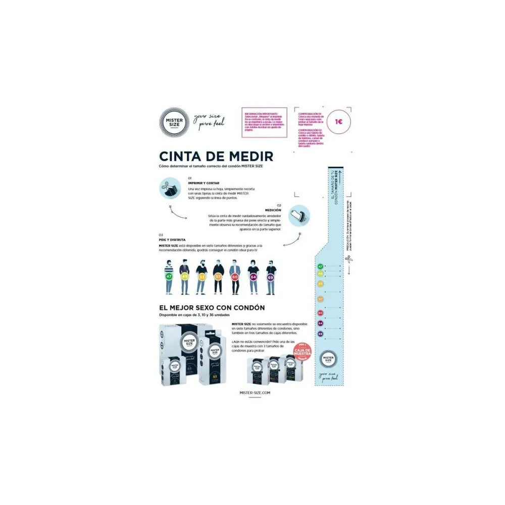 Condoms By Mister Size Pure Feel Extra Thin Extrafine