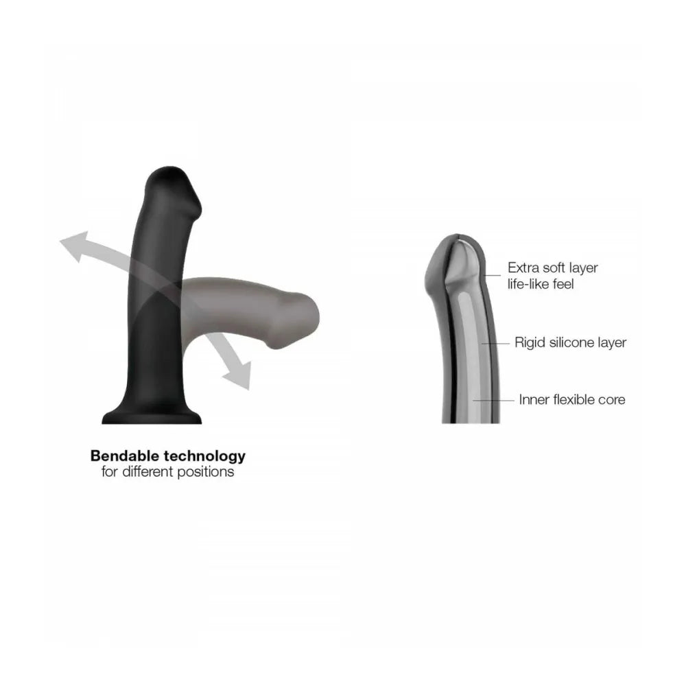 Dildo By StrapOnMe 6013137 Black S