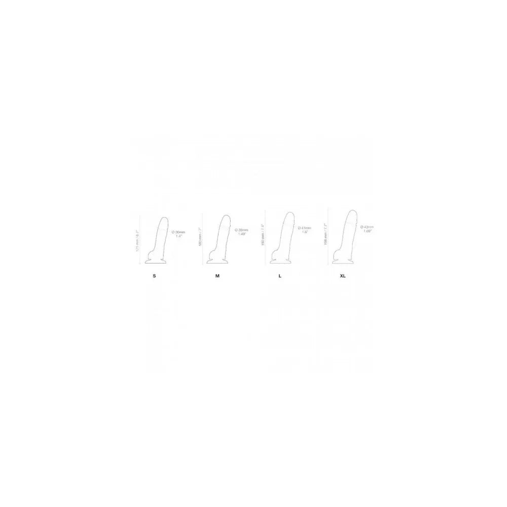 Dildo By Straponme Realistic Black M