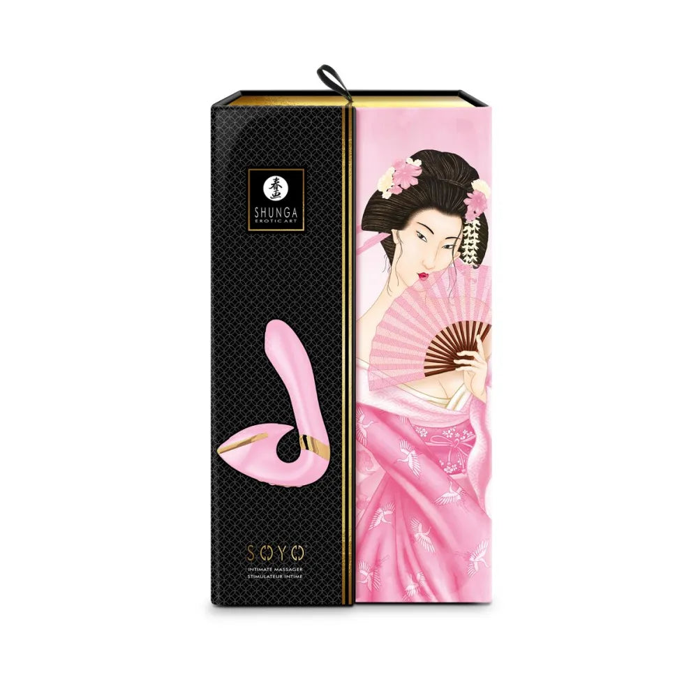 Dual Stimulation Vibe By Shunga Soyo Light Pink