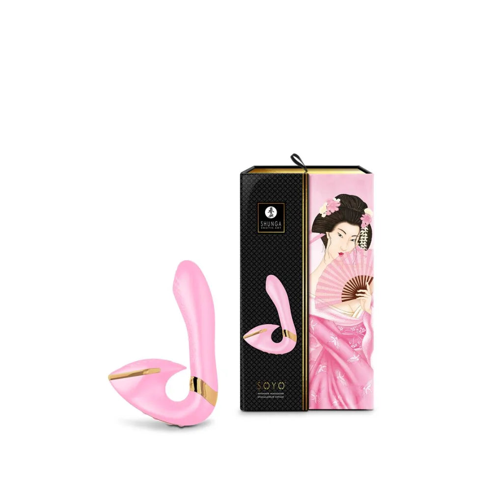 Dual Stimulation Vibe By Shunga Soyo Light Pink