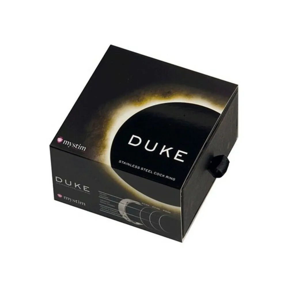 Duke Polished Steel Love Ring By Mystim (Ø 55 Mm)