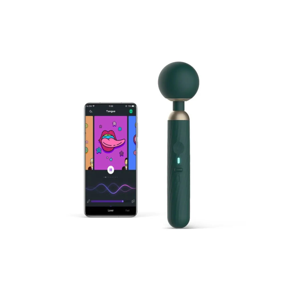 Electric Handheld Massager By Magic Motion Black