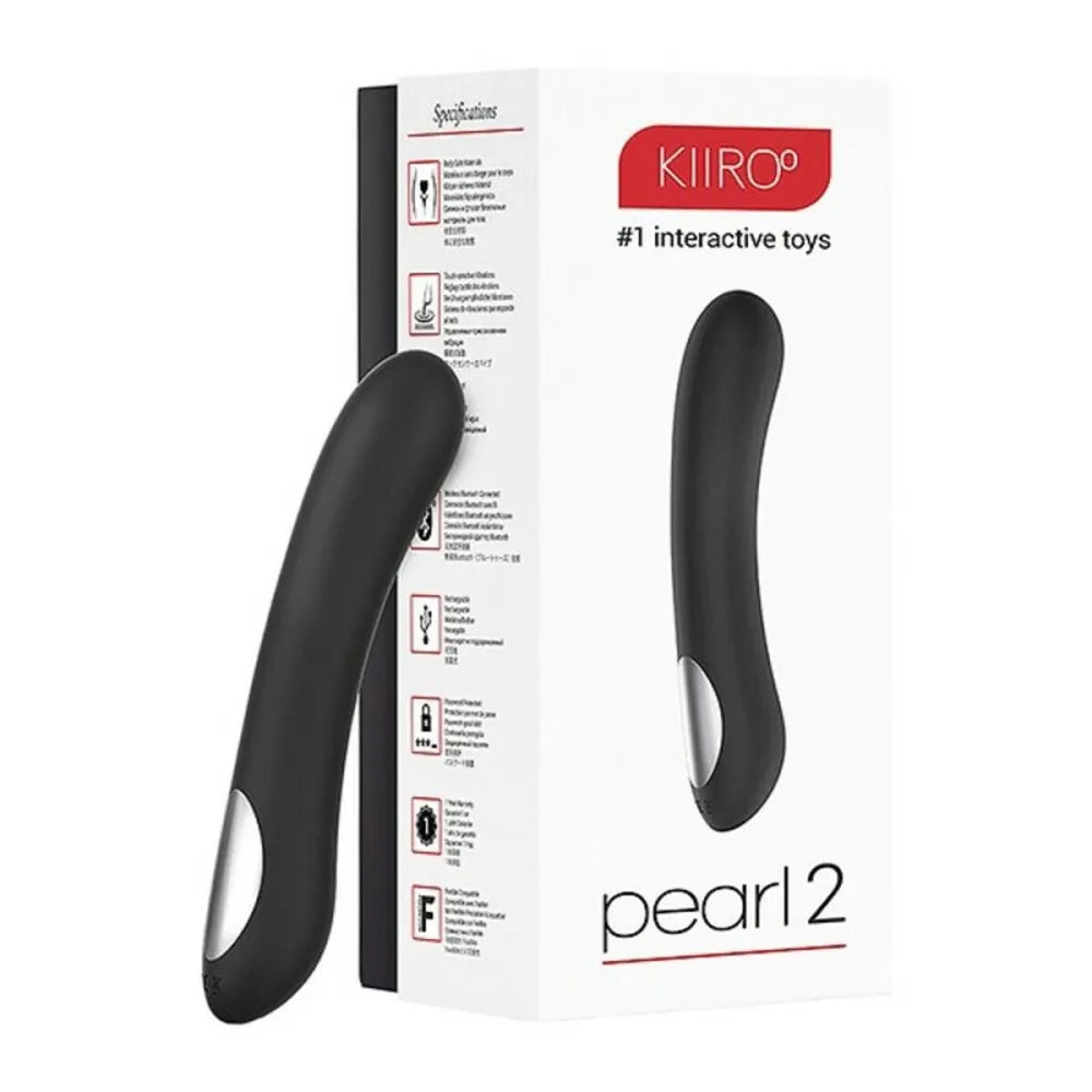 G-Spot Vibrator By Kiiroo Teledildonic Pearl Black