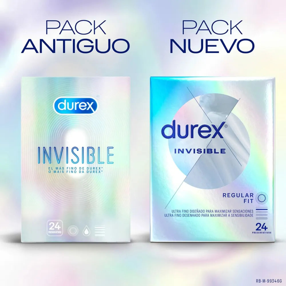 Invisible Extra Sensitivo Condoms By Durex 24 Units