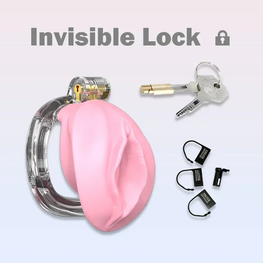 Lightweight Chastity Cage With Bandage Cock Lock For Men