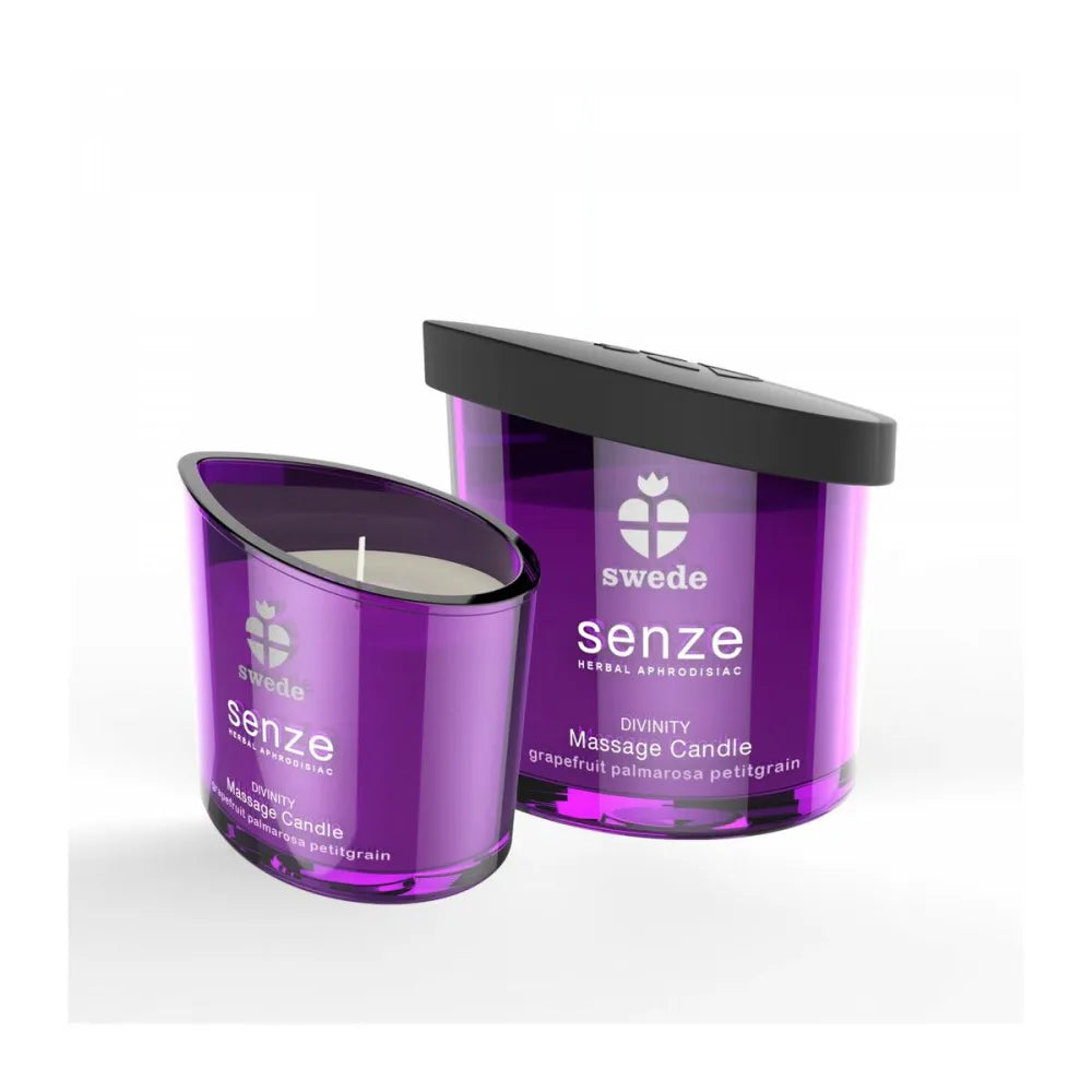 Massage Candle By Swede Divinity Petitgrain Palmarosa 50 Ml