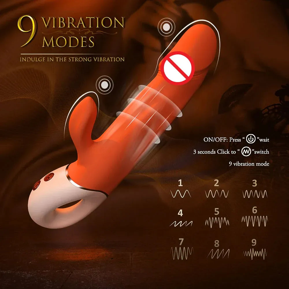 Powerful Rabbit Vibrator for G Spot Clit Stimulation