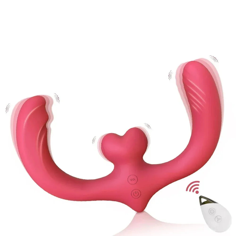Remote Control Double Ended Vibrator for Women G Spot