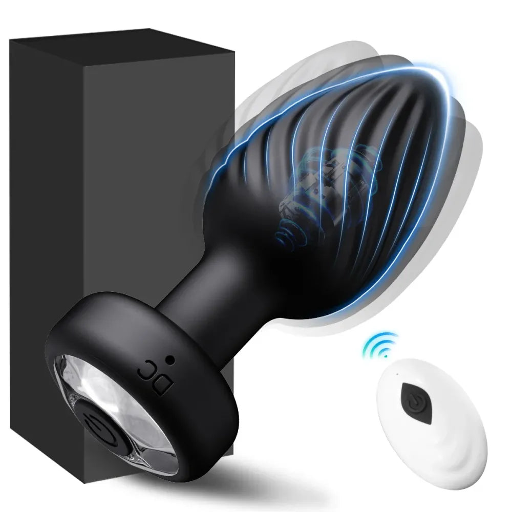 Remote Control Vibrating Anal Plug For Pleasure