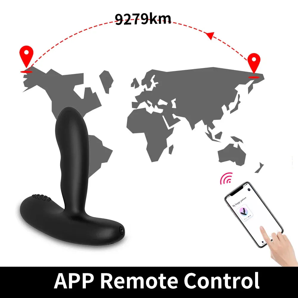 Remote Prostate Massager For Men Anal Plug Vibrator