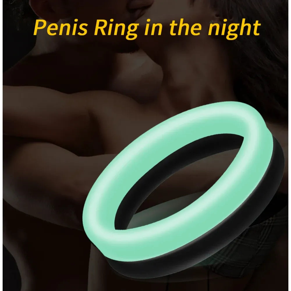 Silicone Cock Ring For Men Delay & Stretcher