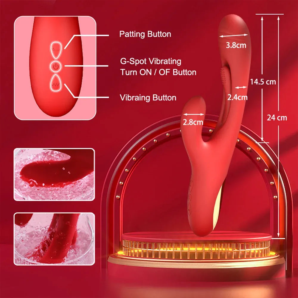 Silicone G Spot Vibrator for Women - 21 Modes