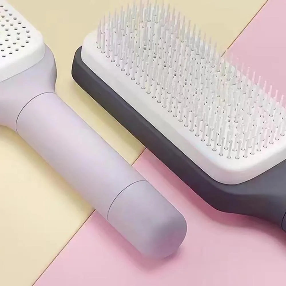 Vibe Geeks Anti-Static Massage Comb Scalable Rotate Lifting