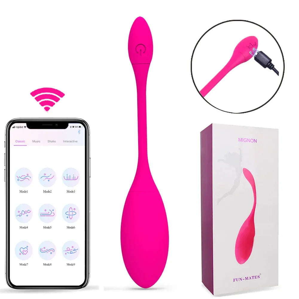 Wireless Dildo Egg Vibrator For Women Wearable G Spot