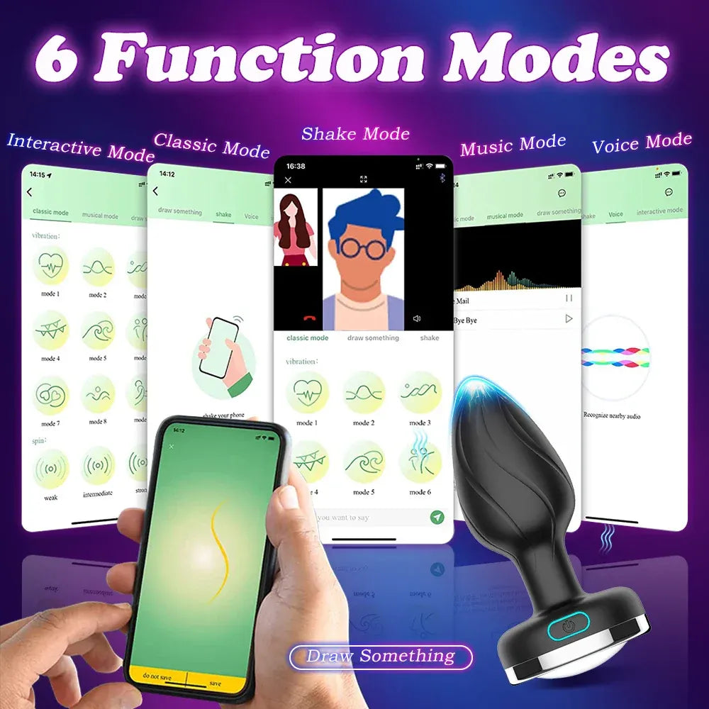 Wireless Remote Vibrating Anal Plug