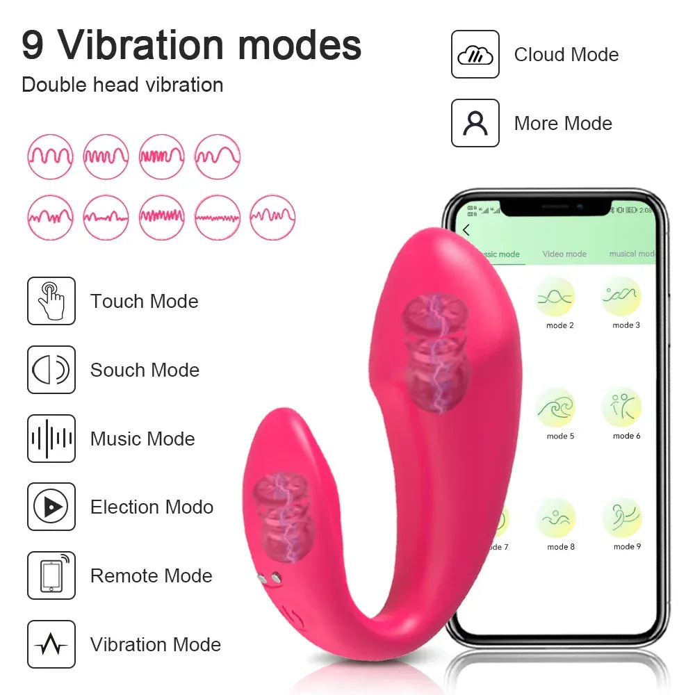 Wireless Vibrating Dildo for Couples