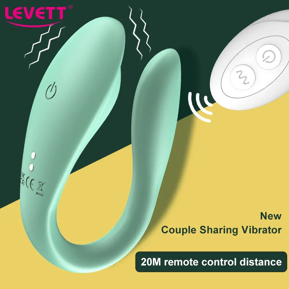 Wireless Wearable Dual Vibrator For Couples