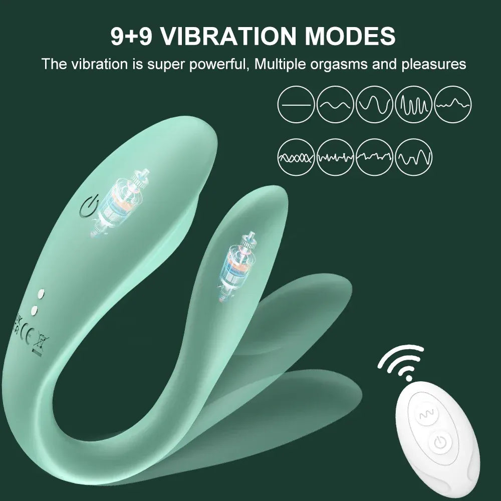 Wireless Wearable Dual Vibrator For Couples